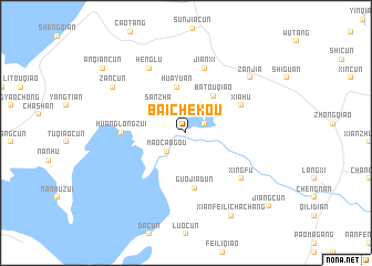 map of Baichekou