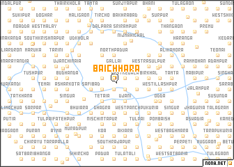 map of Bāichhāra