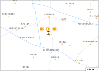 map of Baichikou