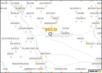 map of Băicoi