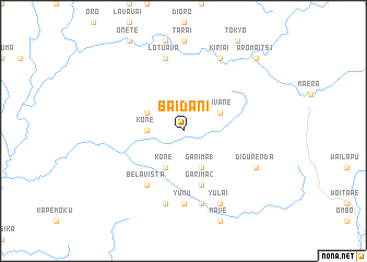 map of Baidani