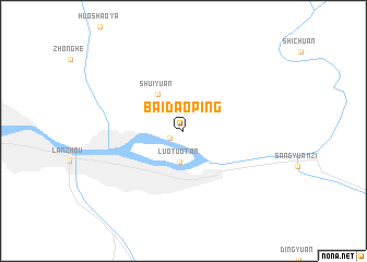 map of Baidaoping