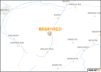 map of Baidayingzi