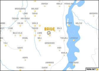 map of Baide