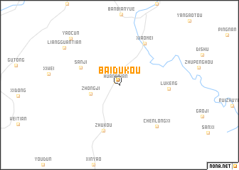 map of Baidukou