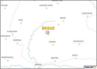 map of Baiduo