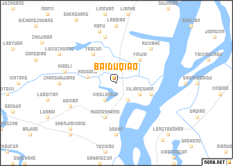 map of Baiduqiao