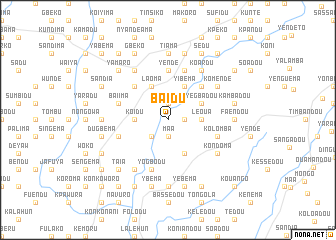 map of Baidu