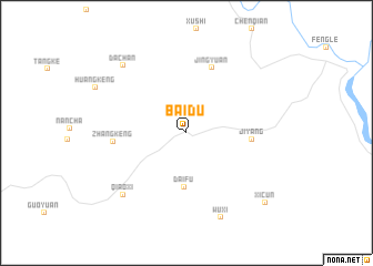 map of Baidu