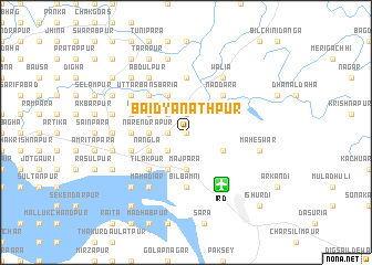 map of Baidyānāthpur