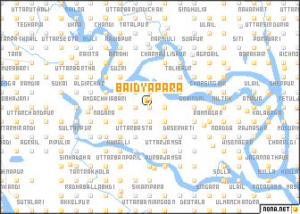 map of Baidyapāra