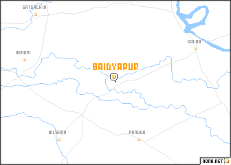 map of Baidyapur