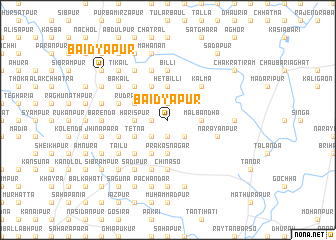 map of Baidyapur