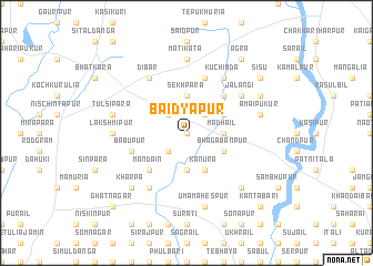 map of Baidyapur