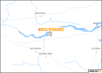 map of Baidyeshwar