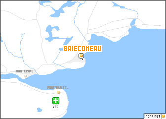 map of Baie-Comeau