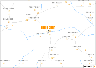 map of Baiéoua