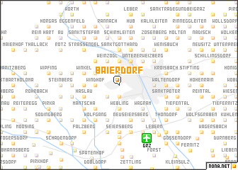 map of Baierdorf