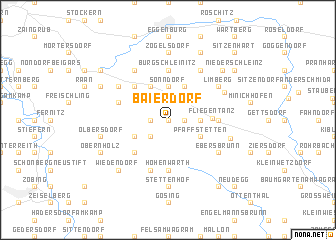 map of Baierdorf