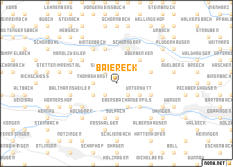 map of Baiereck