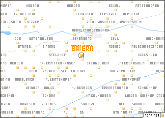 map of Baiern