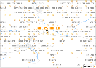 map of Baiershofen