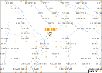 map of Băieşa
