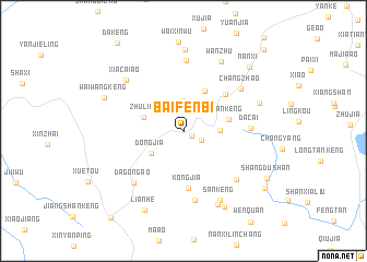 map of Baifenbi