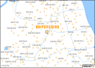 map of Baifengqiao