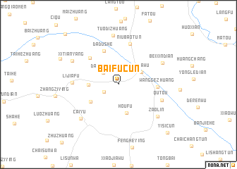 map of Baifucun