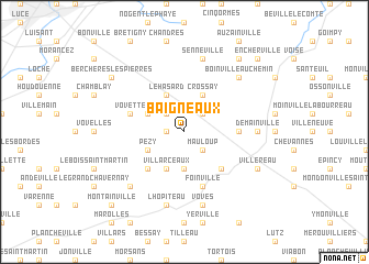 map of Baigneaux