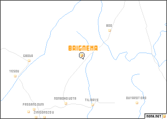 map of Baïgnema