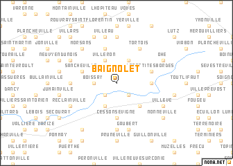 map of Baignolet