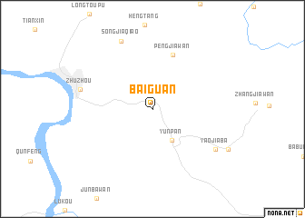 map of Baiguan