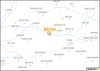 map of Baigui