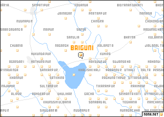 map of Bāiguni