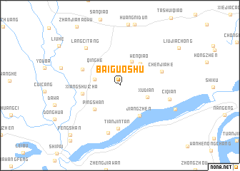 map of Baiguoshu