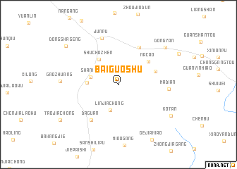 map of Baiguoshu