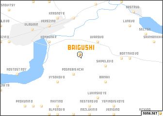 map of Baigushi