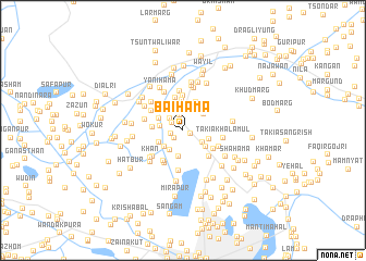 map of Baihāma