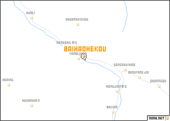 map of Baihaohekou