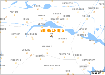 map of Baihechang