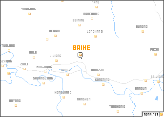 map of Baihe