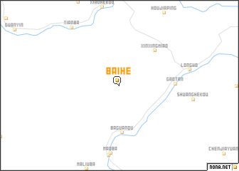 map of Baihe