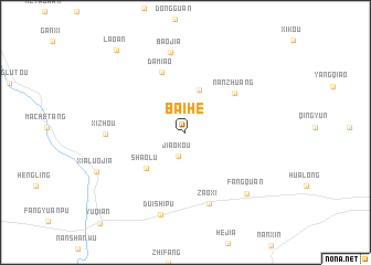 map of Baihe