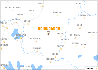 map of Baihuadong