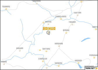 map of Baihua