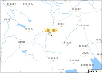 map of Baihua