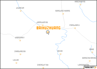 map of Baihuzhuang