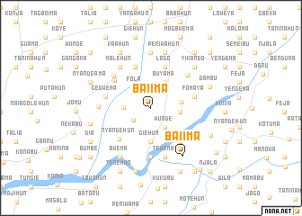 map of Baiima